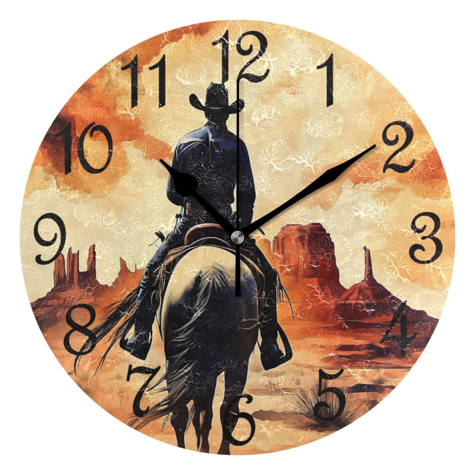 Horloge à quartz décorative au design soigné avec des finitions de qualité supérieure
