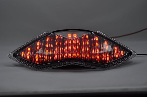 TOPZONE Luz trasera de freno LED señal de giro integrada para Kawasaki 2010-2014 Z1000; Z1000SX; 2011-2018 NINJA 1000; 2011-2016 VERSYS 650 (color