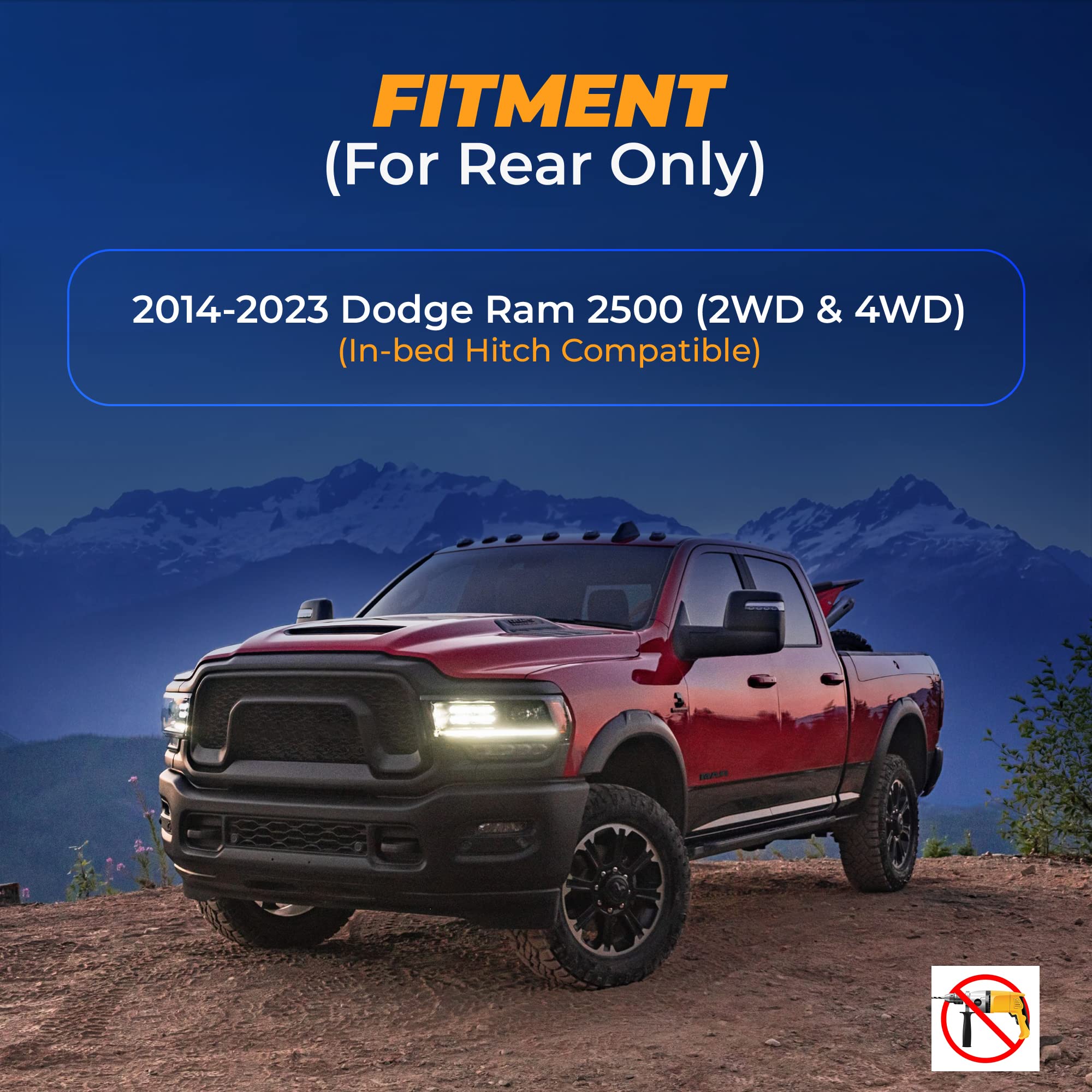 TORQUE Airbag Air Bag Suspension Kit for 20142023 Dodge Ram 2500 2WD