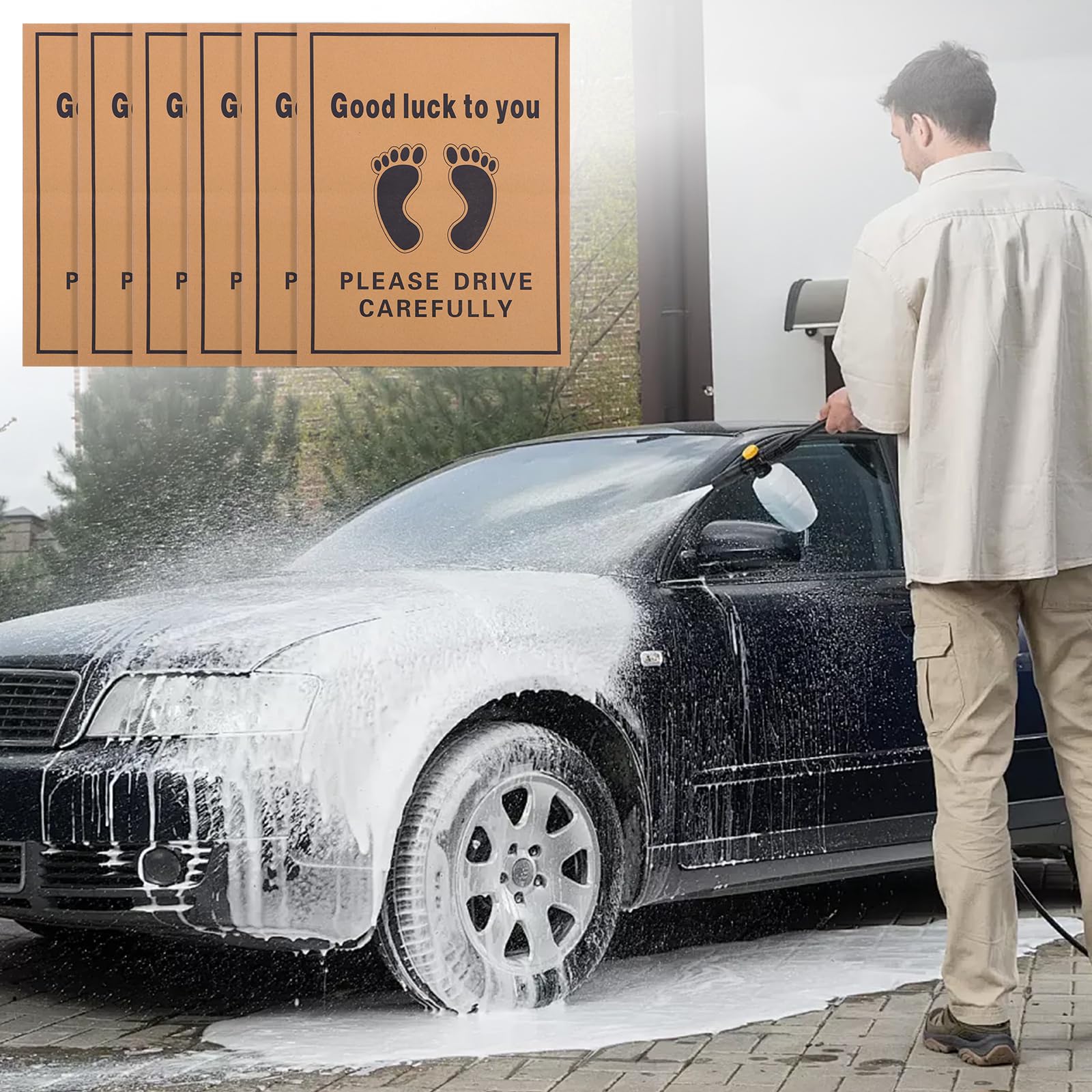 100 Pcs Paper Floor Mats for Cars 16x20 Inch Disposable Brown Automotive Floor Mats Temporary Cars Floor Protective — view 7