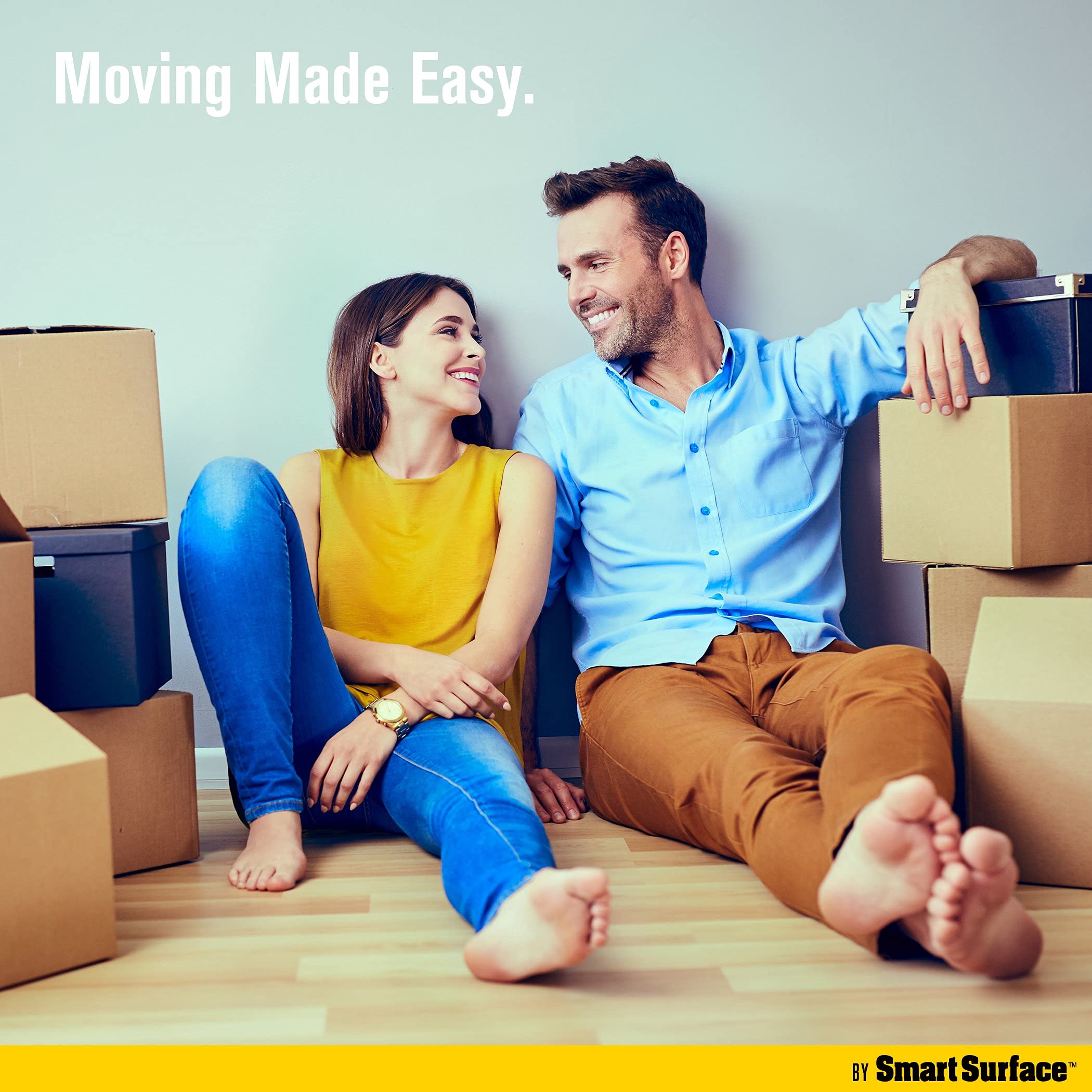 8290 Large XL Reusable Oval Carpet Furniture Sliders 9-1 2 x 5-3 4 4-Pack in Resealable Bag — view 8