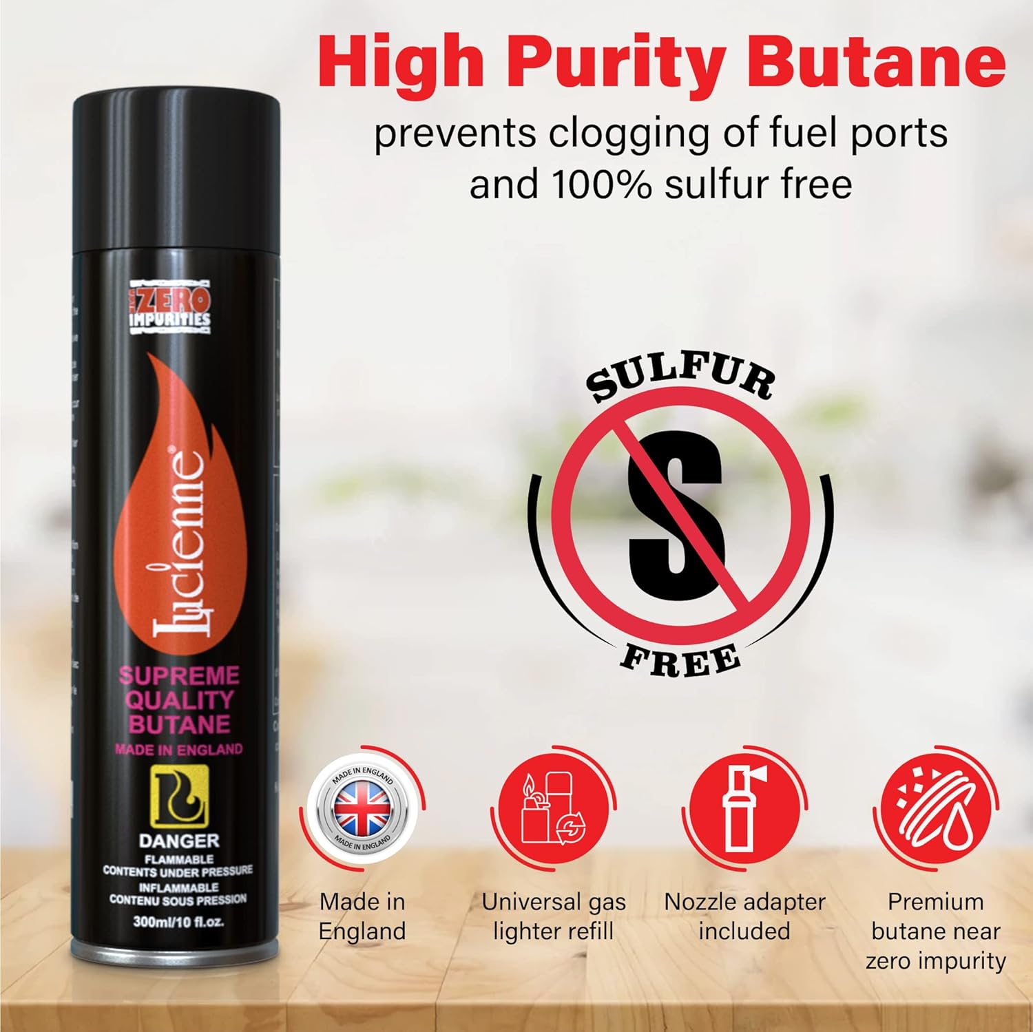 Buy Lucienne UltraRefined Butane Fuel PureButane Refill Fluid for