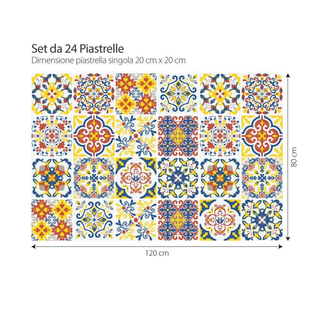 RE-COVERTILES Fliesen-Aufkleber - 25 Stück, 20x20 Cm, Selbstklebend Für Bad & Küche
