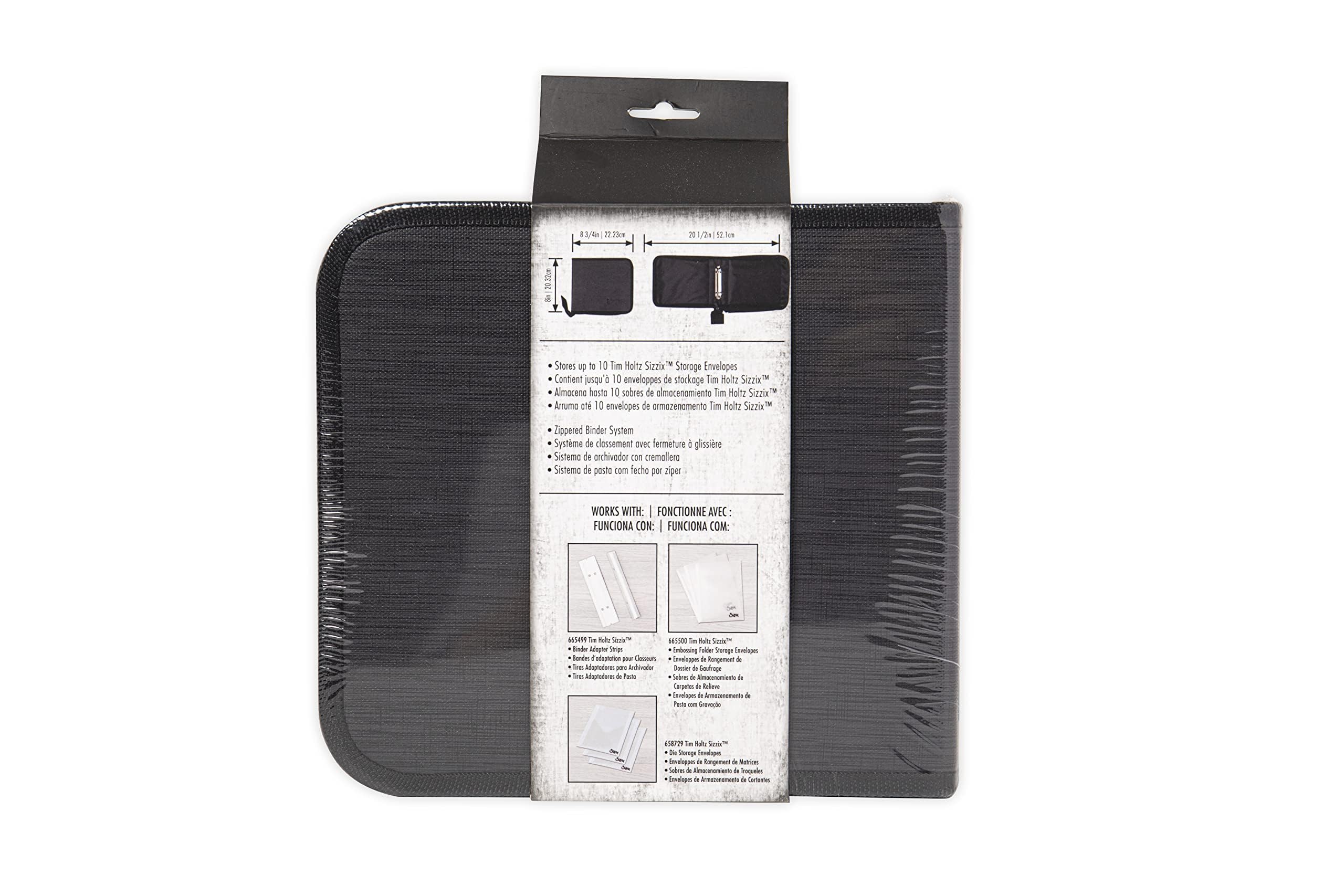 Amazon.com: Sizzix Storage Die Storage Binder Small Black Inspired