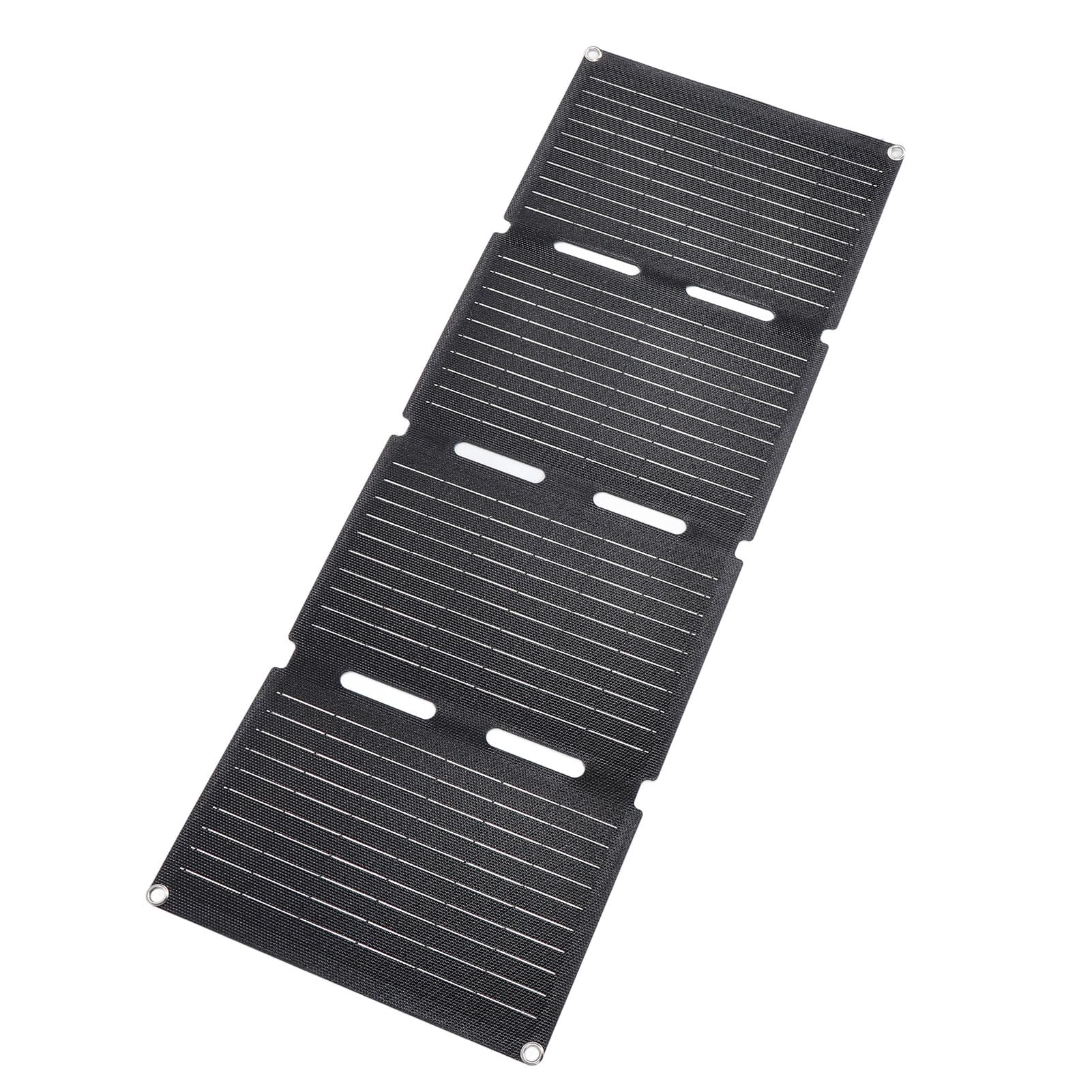 Caricatore a Pannello Solare Caricatore Solare Portatile a Ricarica Rapida Alta Potenza 40 W Compatibilità Multi-dispositivo Design a 4 Slot per l'escursionismo