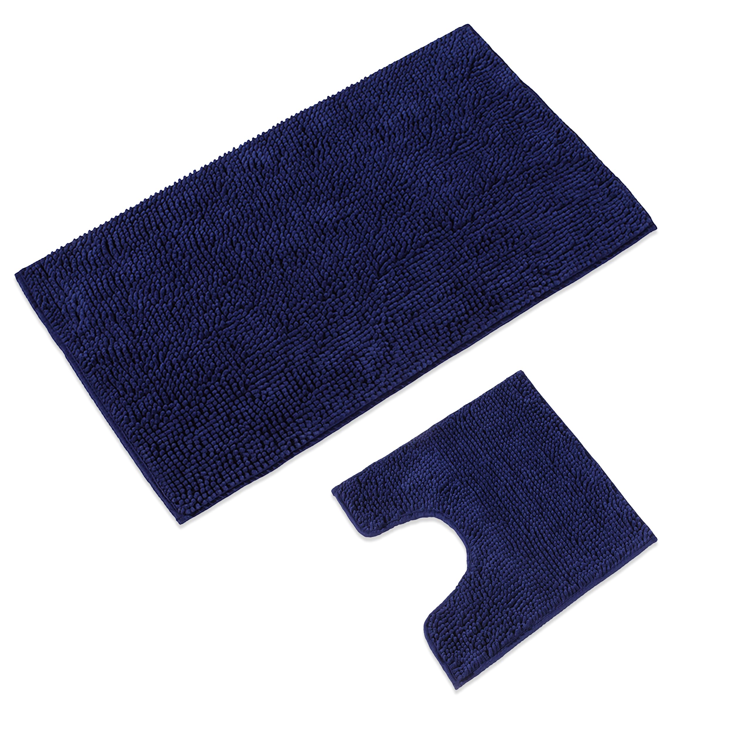 WohnDirect Alfombra Baño Petrolo 45x45cm • Alfombrilla baño Antideslizante y Lavable • Cómoda Y Súper Absorbente — view 67