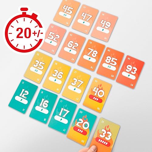 Miniatura 4 de Juego Beat The Heat Juego de cartas de fiesta familiar para niños y adultos A partir de 8 años 2 a 10 jugadores 20 minutos Juegos de cartas de