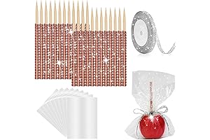 24P Candy Apple Bling Sticks with 30p Candy Bags & 1 Roll...