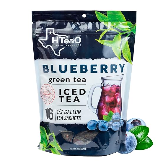 HTeaO Iced Tea Sachets (Blueberry Green Tea), Make Real