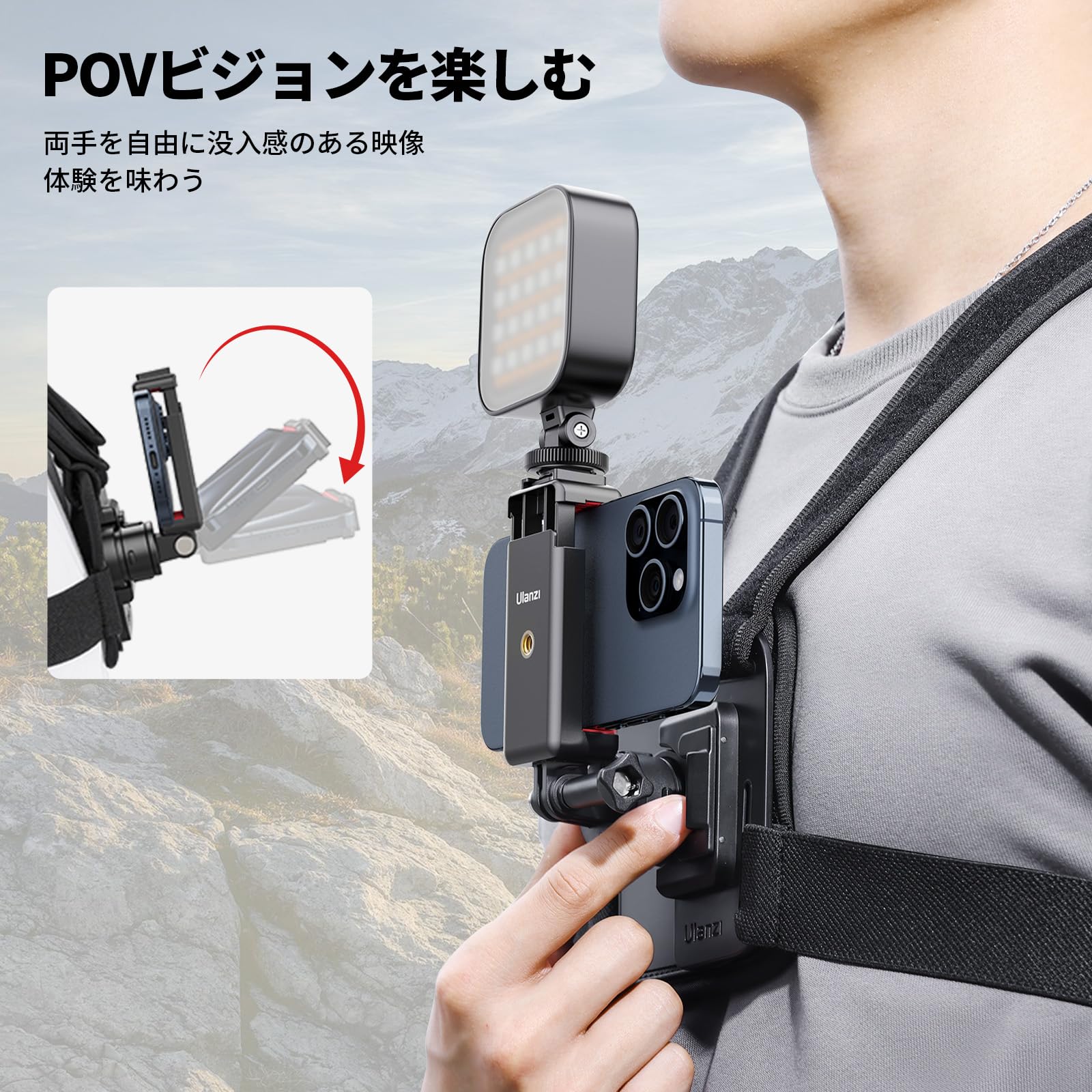 ■Go Pro アクセサリーまとめて★チェストストラップ、アタッチメント agchm.jpg