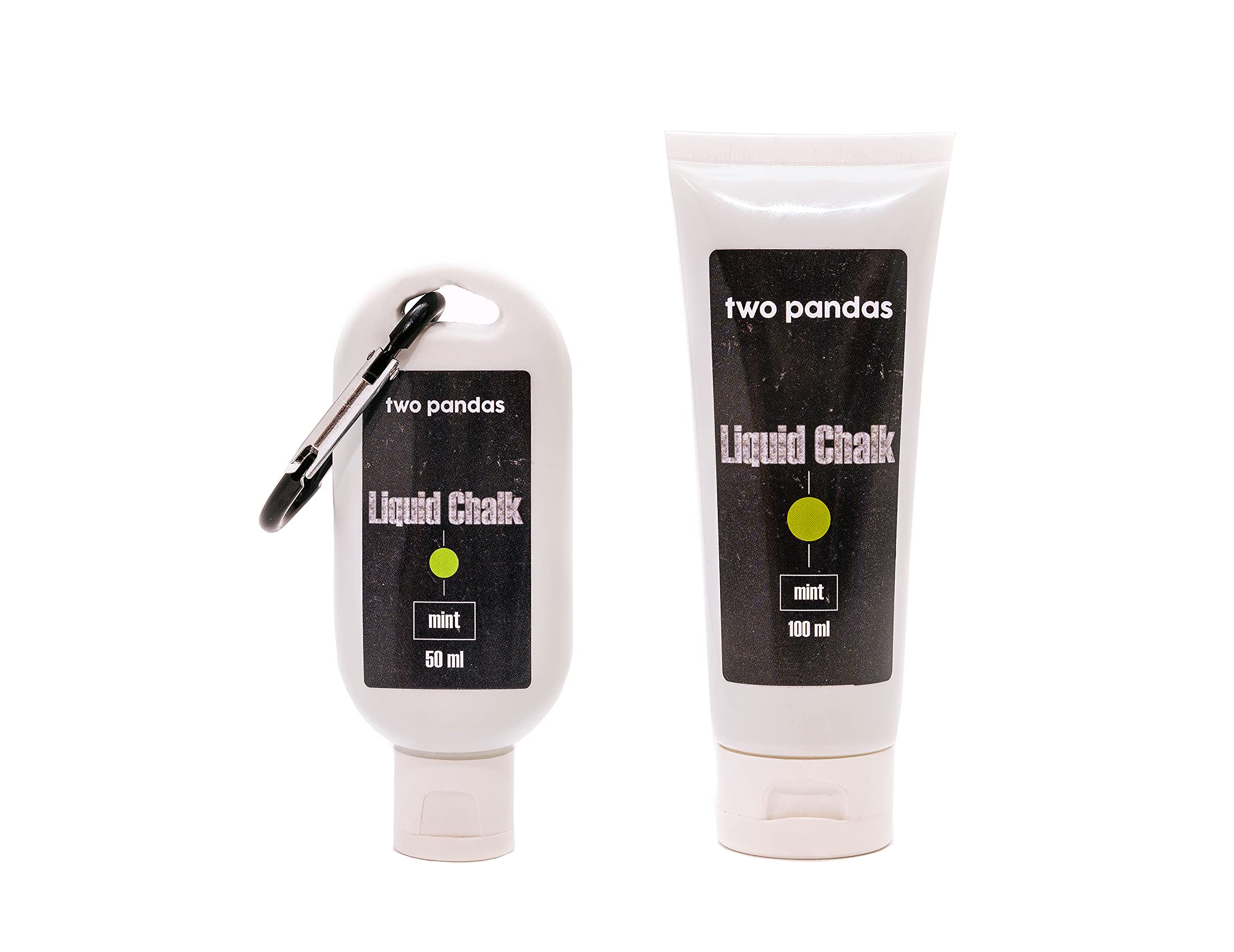 two pandasLiquid Chalk (Mint Scented) – Liquid Magnesium Carbonate for CrossFit, Hyrox, Rock Climbing, Bouldering, Gym, Callisthenics, Gymnastics & Weightlifting