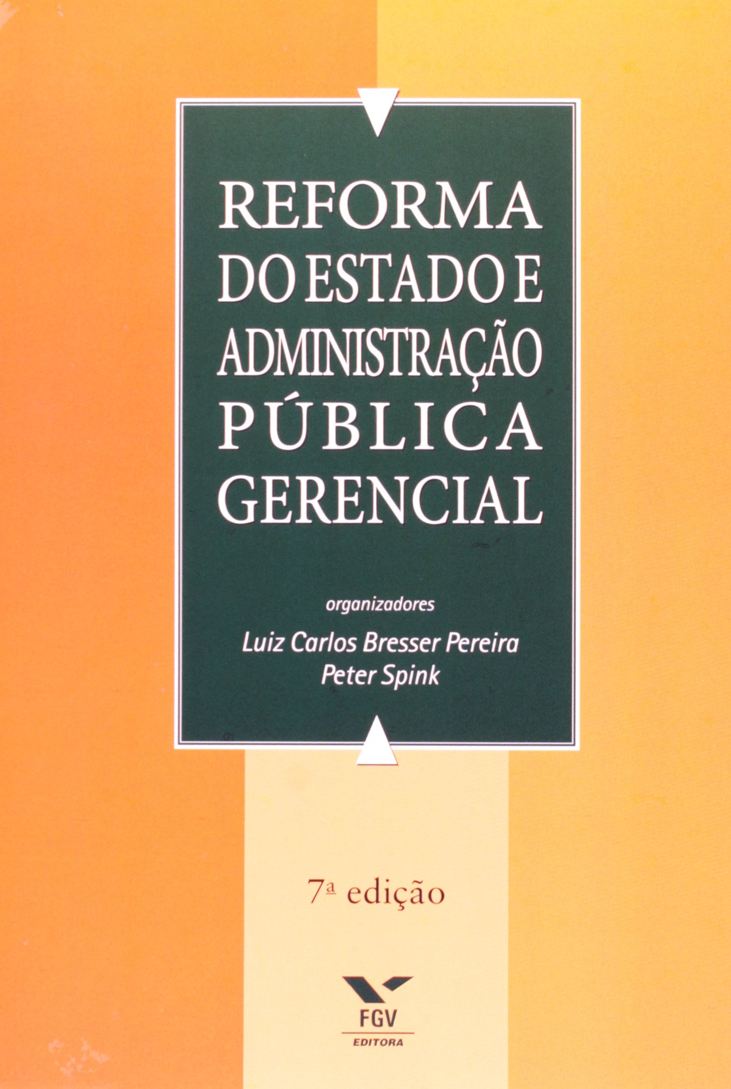 Capa de Reforma do Estado e Administração Pública Gerencial