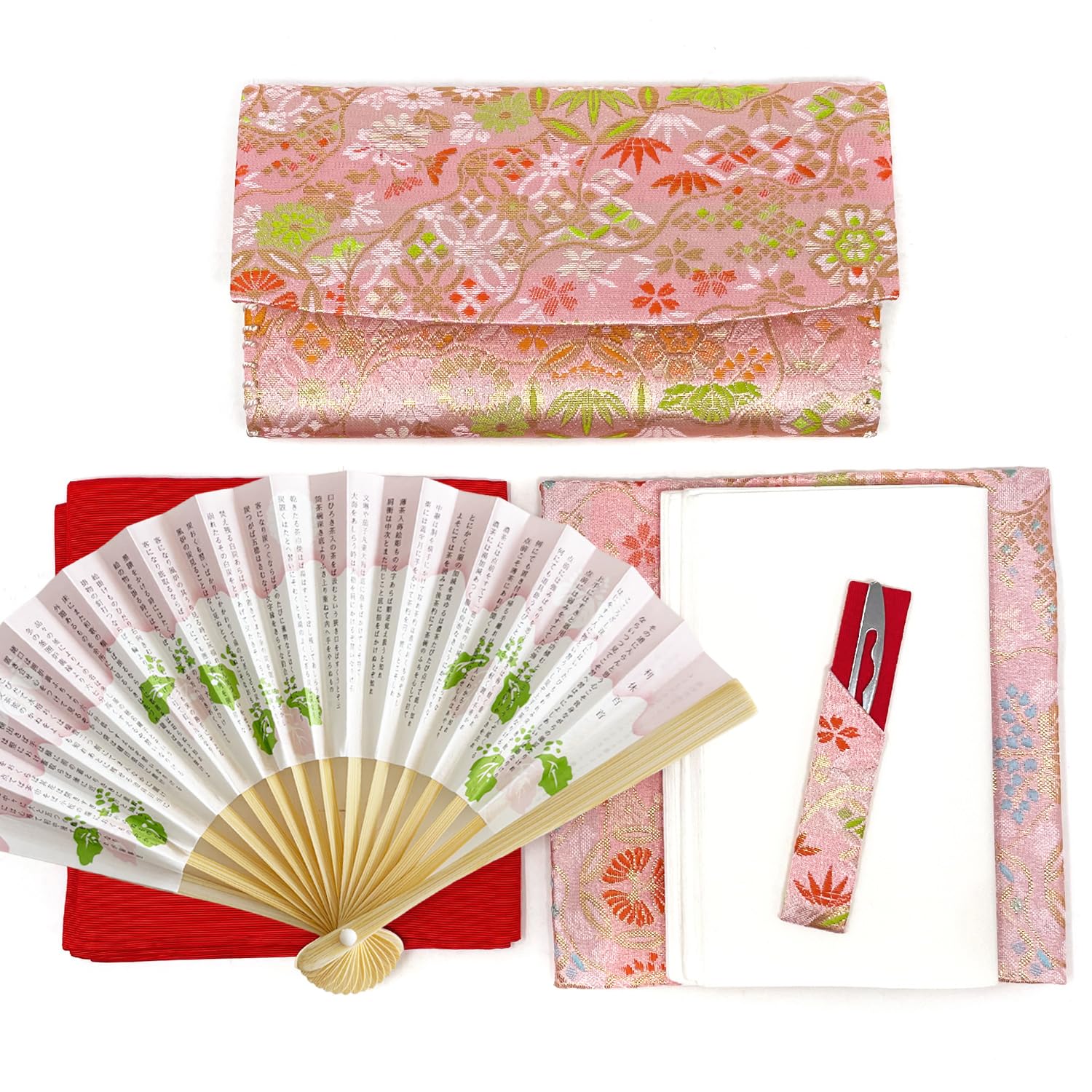 Urasenke Tea Ceremony 6 Piece Beginner Set Matching Pattern Women Japan