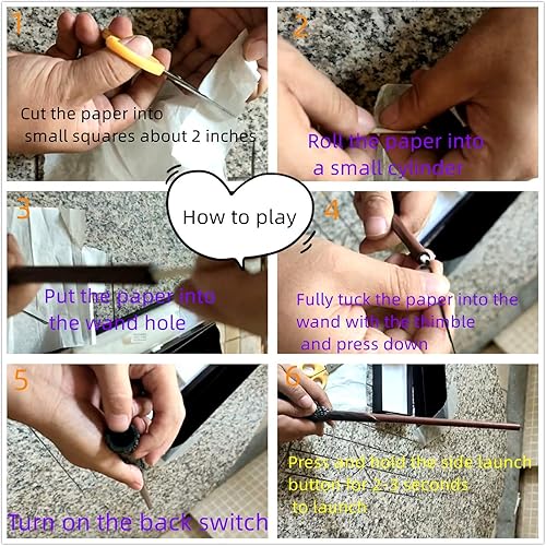 Miniatura 2 de Varita mágica de mago, varita de brujas para cosplay, fiesta de cosplay, accesorios de disfraces de Halloween, 15 pulgadas de longitud, varita de