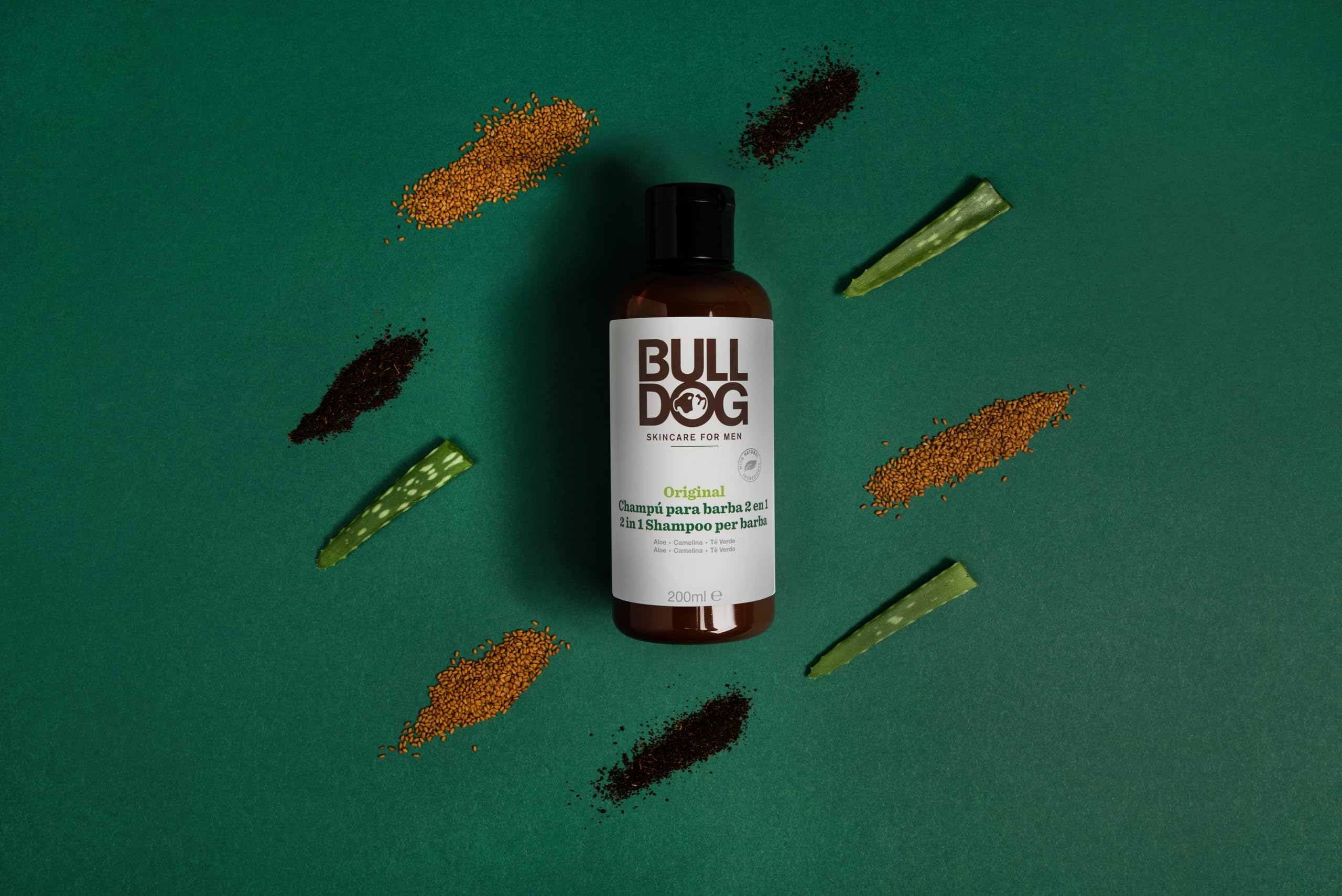BULLDOG - Zestaw 3 szamponów i odżywek do brody, 3 x 200 ml