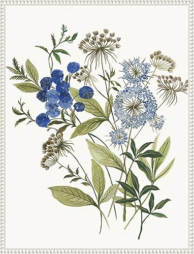 Miniatura 12 de Amanti Art Lienzo enmarcado para pared, 42 x 32 pulgadas, Botana I de Asia Jensen, lienzo enmarcado para pared, obras de arte de flores, decoración