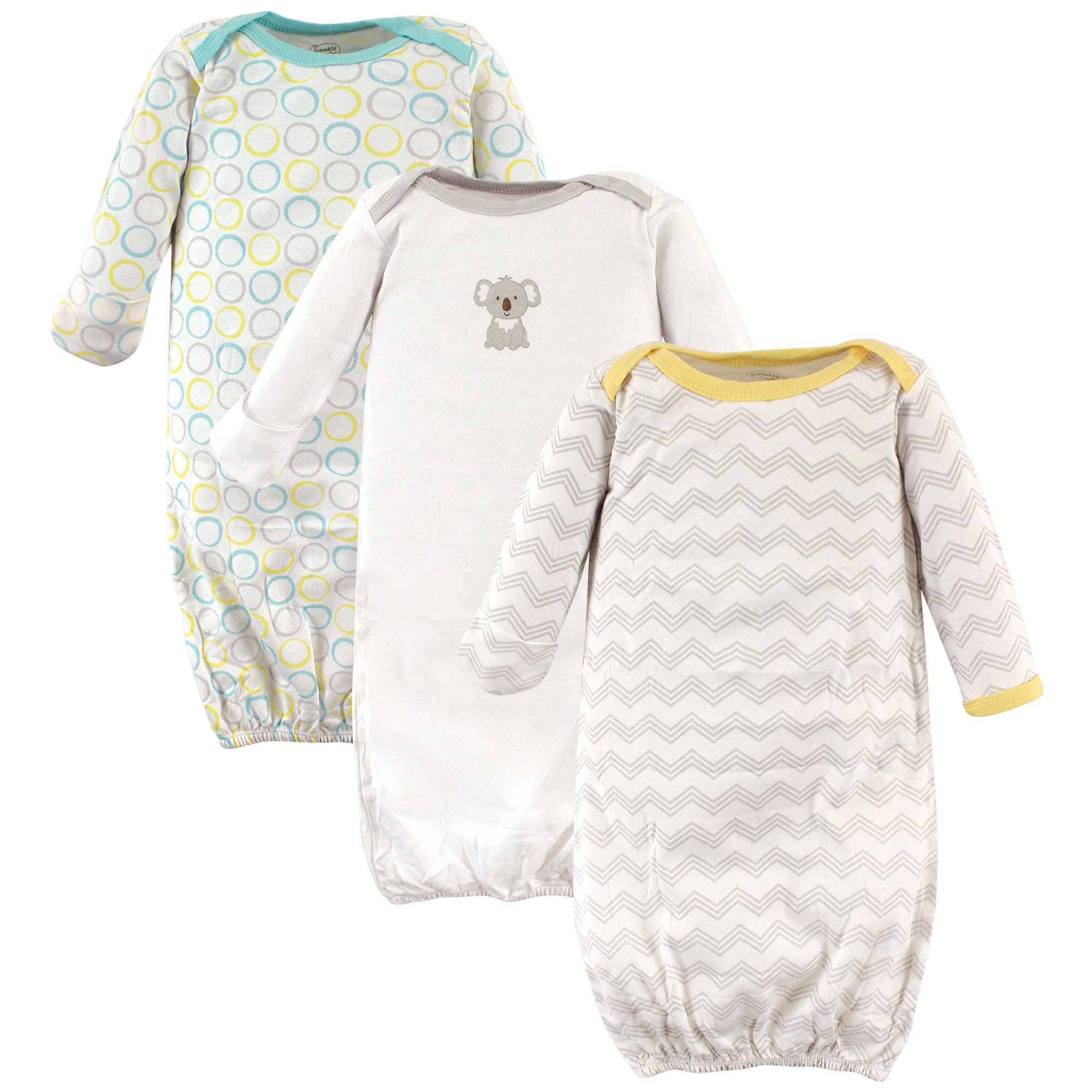 Luvable Friends Baby Cotton Gowns
