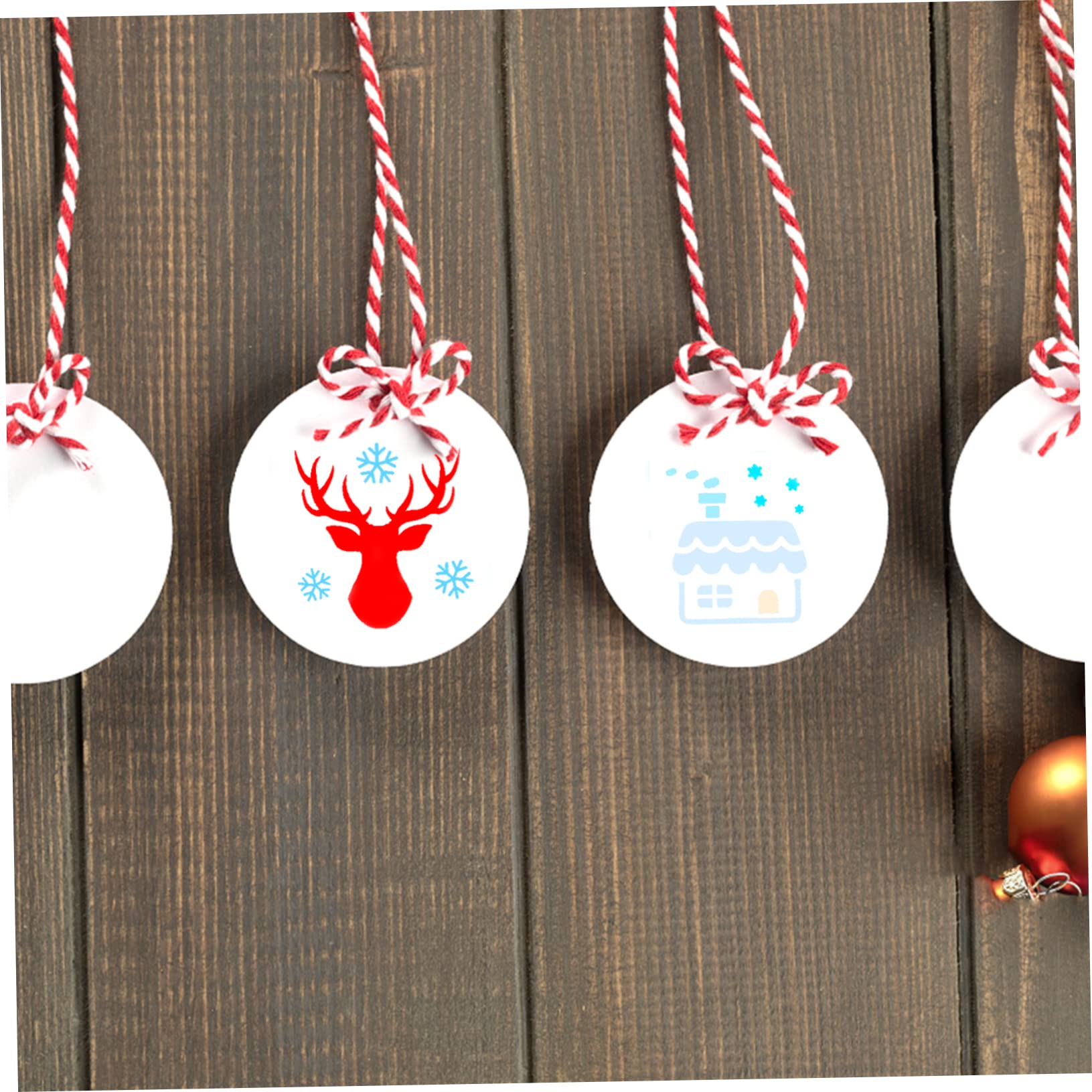 VILLCASE 72pezzi Stencil Natale per Pittura Creativa Template Hollow per Decorazioni Festive per attività Fai da Te e Lavoretti
