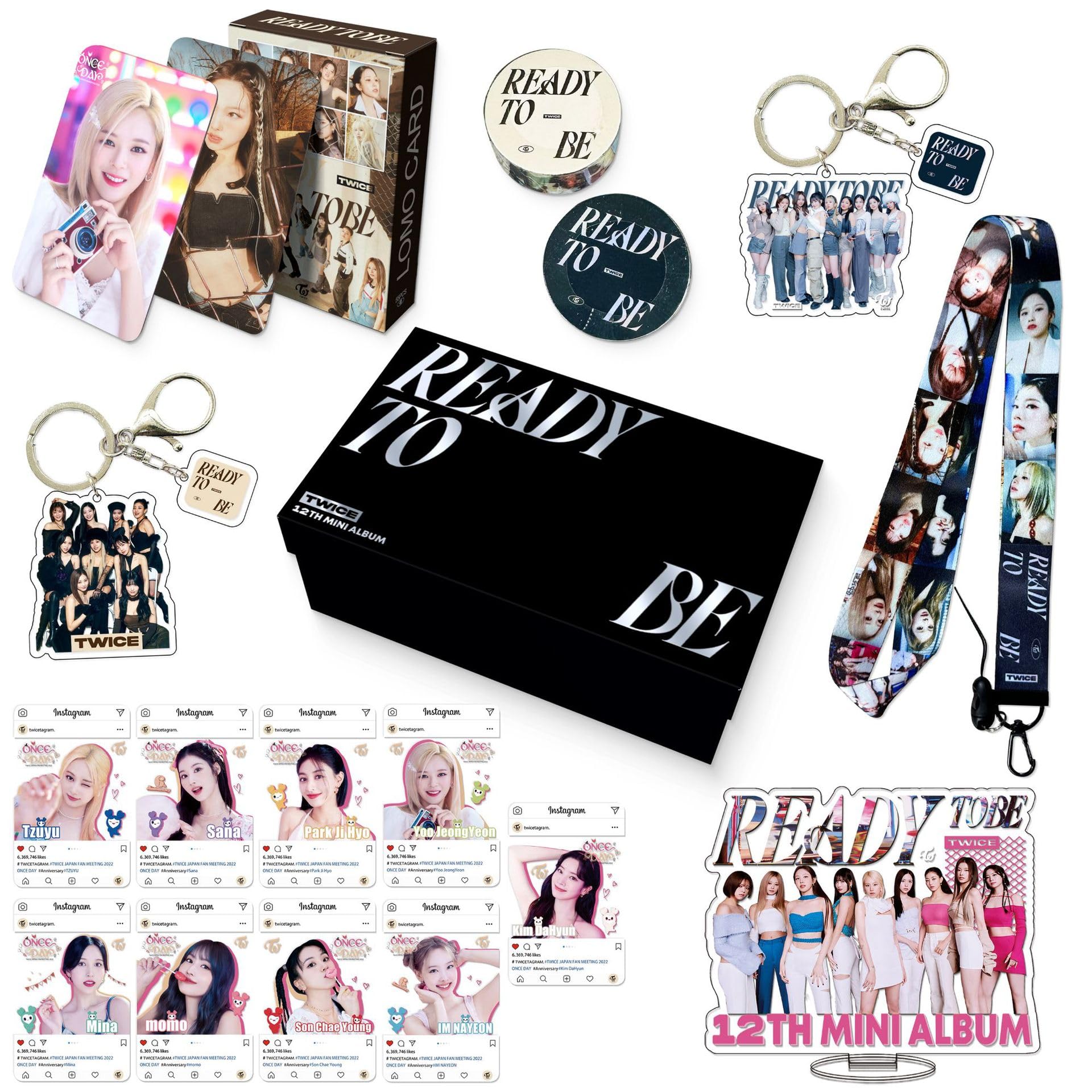 Amazon.co.jp: TWICE 福袋 ファン用品 アクリルスタンドストラップ 