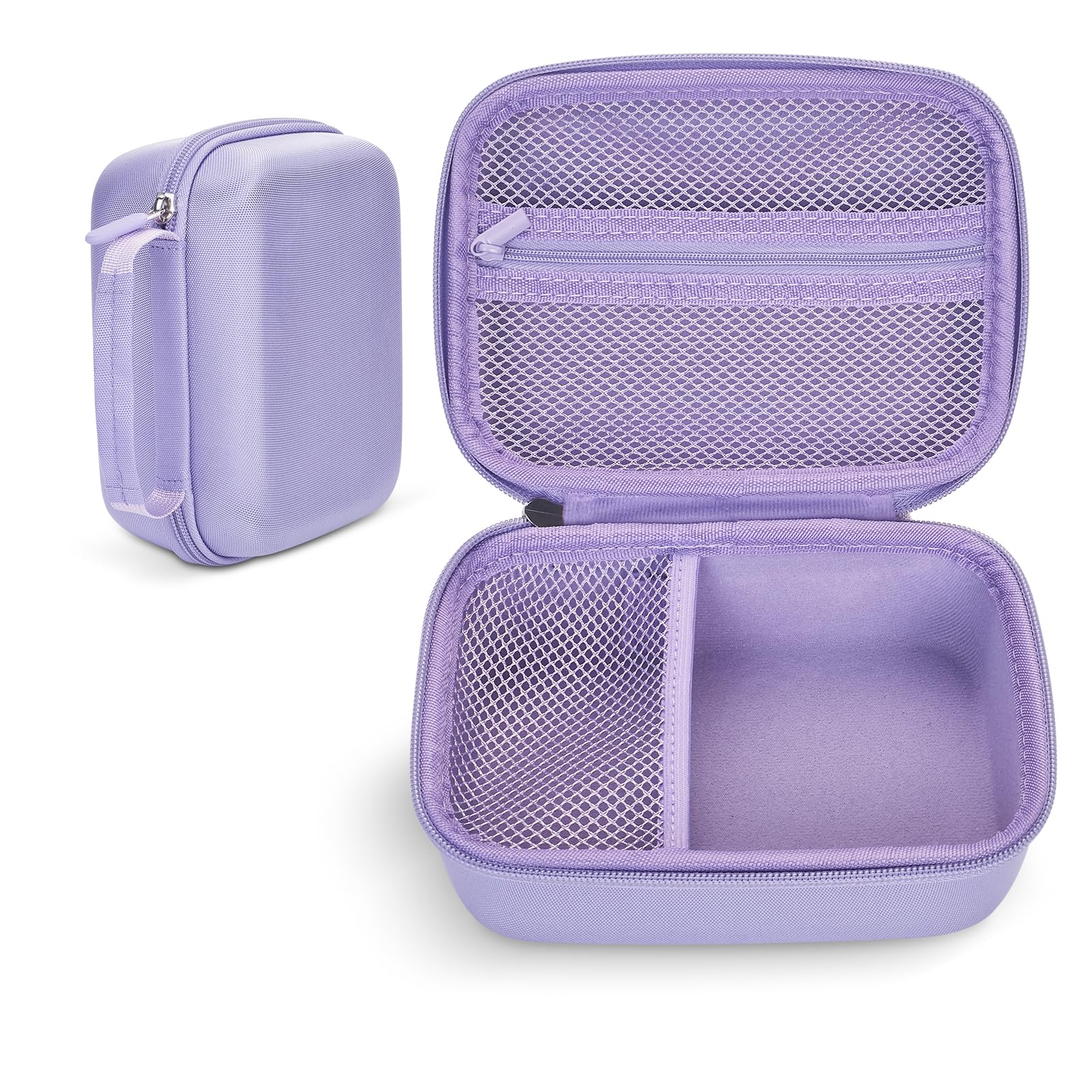 Kids Custodia per Fotocamera Compatibile con HiMont/GREENKINDER/CAMCLID/ASTGMI, Borsa Organizzatrice per Fotocamera a Stampa Istantanea Portatile (solo custodia) - Viola