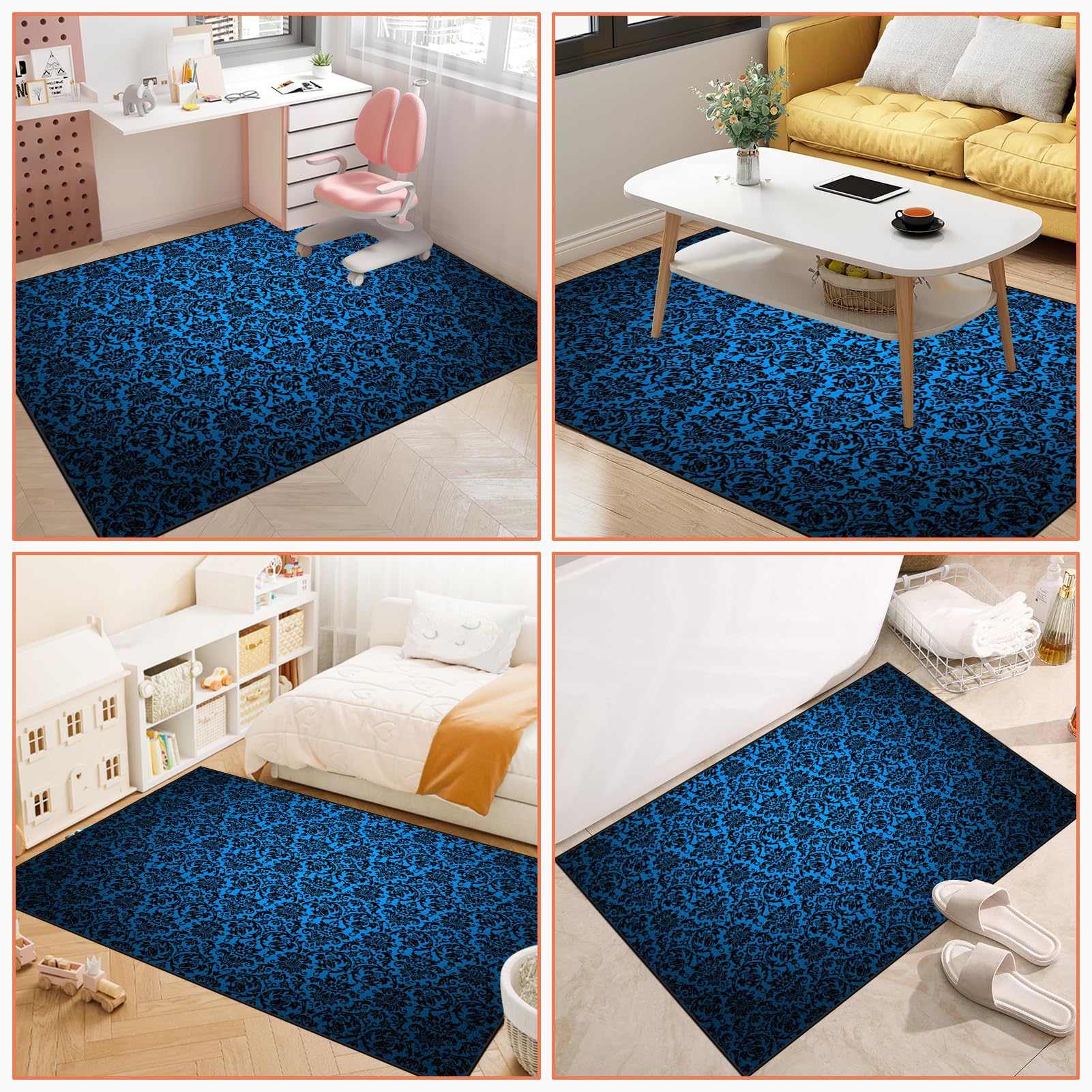Tapis de Sol Gamer, Tapis Chaise de Bureau, Tapis de Sol Bureau, Tapis protège-Sol pour Chaise de Bureau, Antidérapant Tapis Chaise de Gaming, Tapis de Protection du Sol pour sols durs 160 x 200 cm