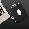 WONKEY OFFICE - Küçük Boy Mouse Pad – Kaymaz Tabanlı Pürüzsüz Kumaş Yüzeyli Bilgisayar Mouse Altlığı, Ofis için Ergonomik Mouse Pad, Laptop ve PC Uyumlu (Küçük Boy 22x18 cm)