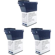Compatible Ink Cartridge for Pitney Bowes DM50 DM55 DM60 K700 Blue - 3 Pack