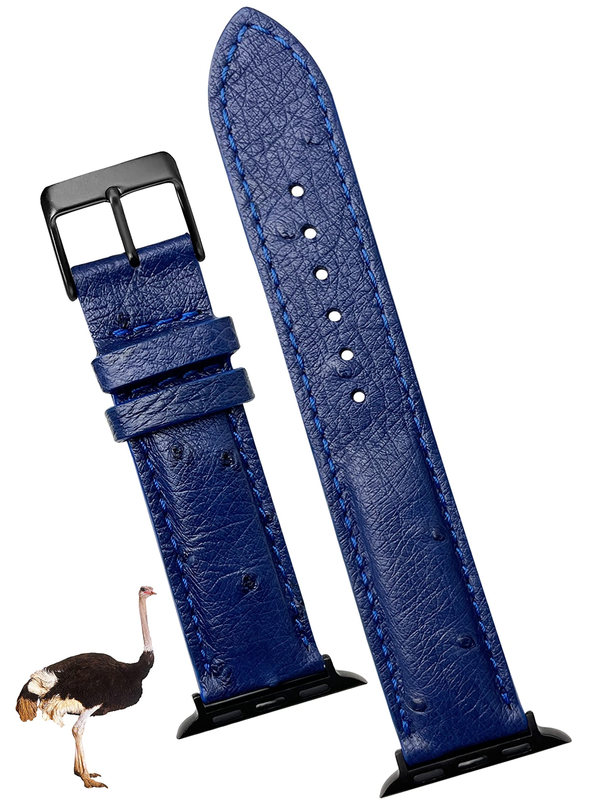 Handmade Alligator Belly Band Compatible with Apple Watch Crocodile Strap Iwatch Smart 38mm 40mm 42mm 44mm Series 6 5 4 3 2 Handmade By Vietnamese