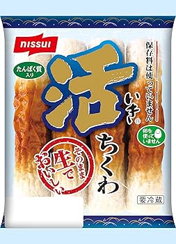 Amazon.co.jp: [冷蔵] ニッスイ 活きちくわ 26g×4本 : 食品