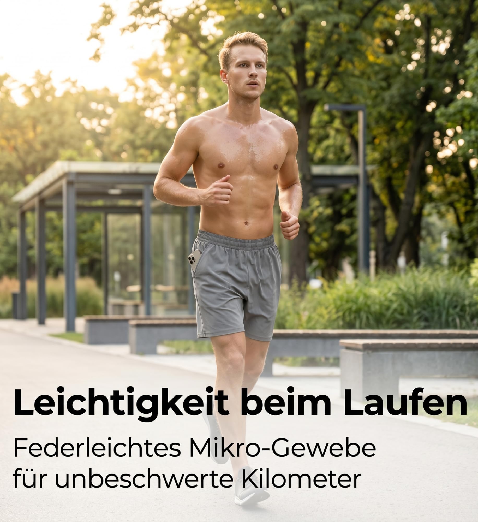 Krótkie spodenki sportowe męskie, krótkie spodenki sportowe, szybkoschnące i ultralekkie, do biegania, do biegania, do koszykówki