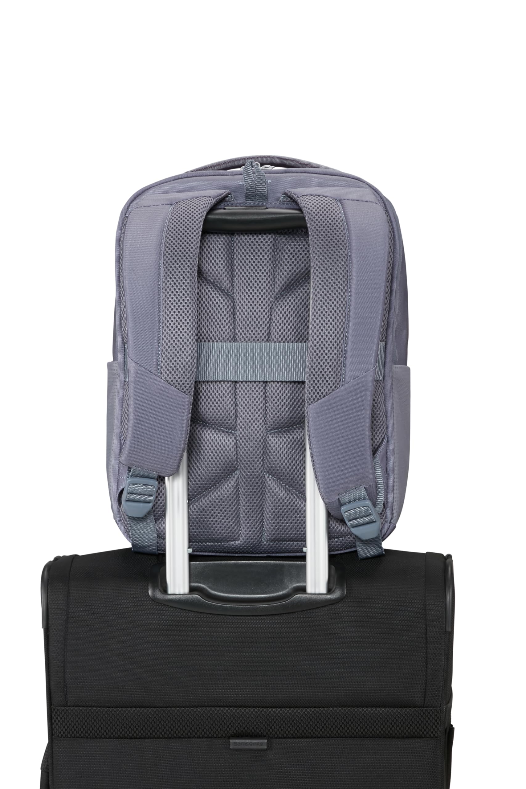 Samsonite Guardit Classy 2.0, Damski Plecak Kabinowy, 40 x 30 x 20 cm, Underseat Bagaz Podreczny do Ryanair, Wizz Air & Vueling, Kieszen na Laptopa 15.6", Niebieski (Storm Blue)
