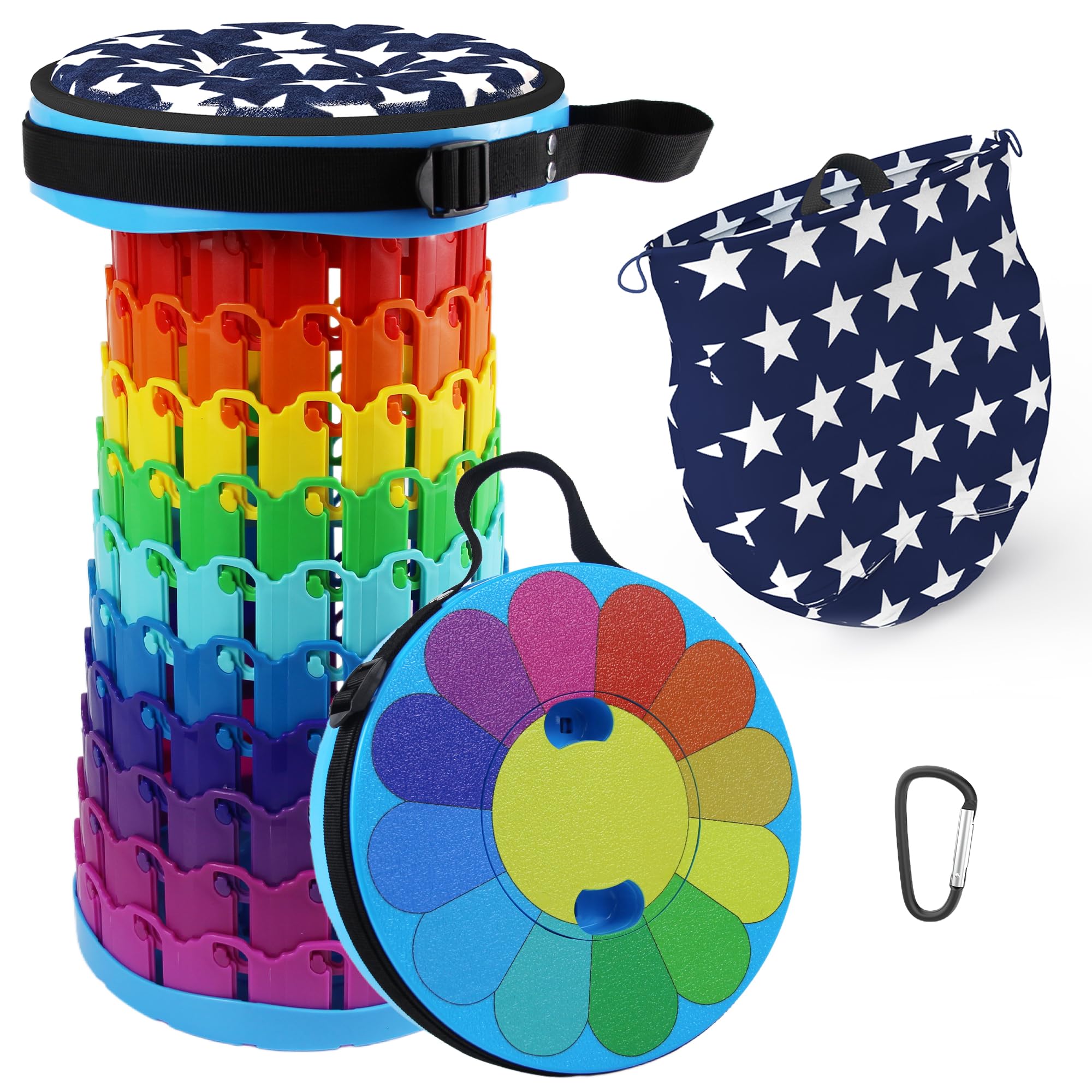 Amazon.co.jp: ALEVMOOM 折りたたみ椅子 おりたたみいす 伸縮