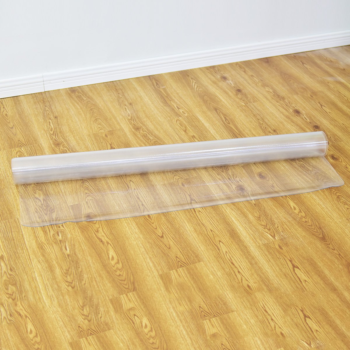 GIANTEX Alfombrilla de protección de suelo, alfombrilla de silla, alfombra de suelo sin olor, alfombra transparente para silla de oficina