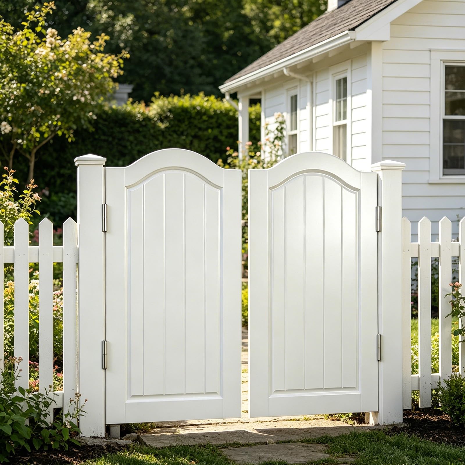 Swinging Half Doors for Doorway, Wood Saloon Swinging Doors with Hinges, Auto-Close Design, 2-Panel Swing Doors for Porch, Kitchen, Bar, Cafe, Hallway & Entrance(A,56x35.4in(W x H))
