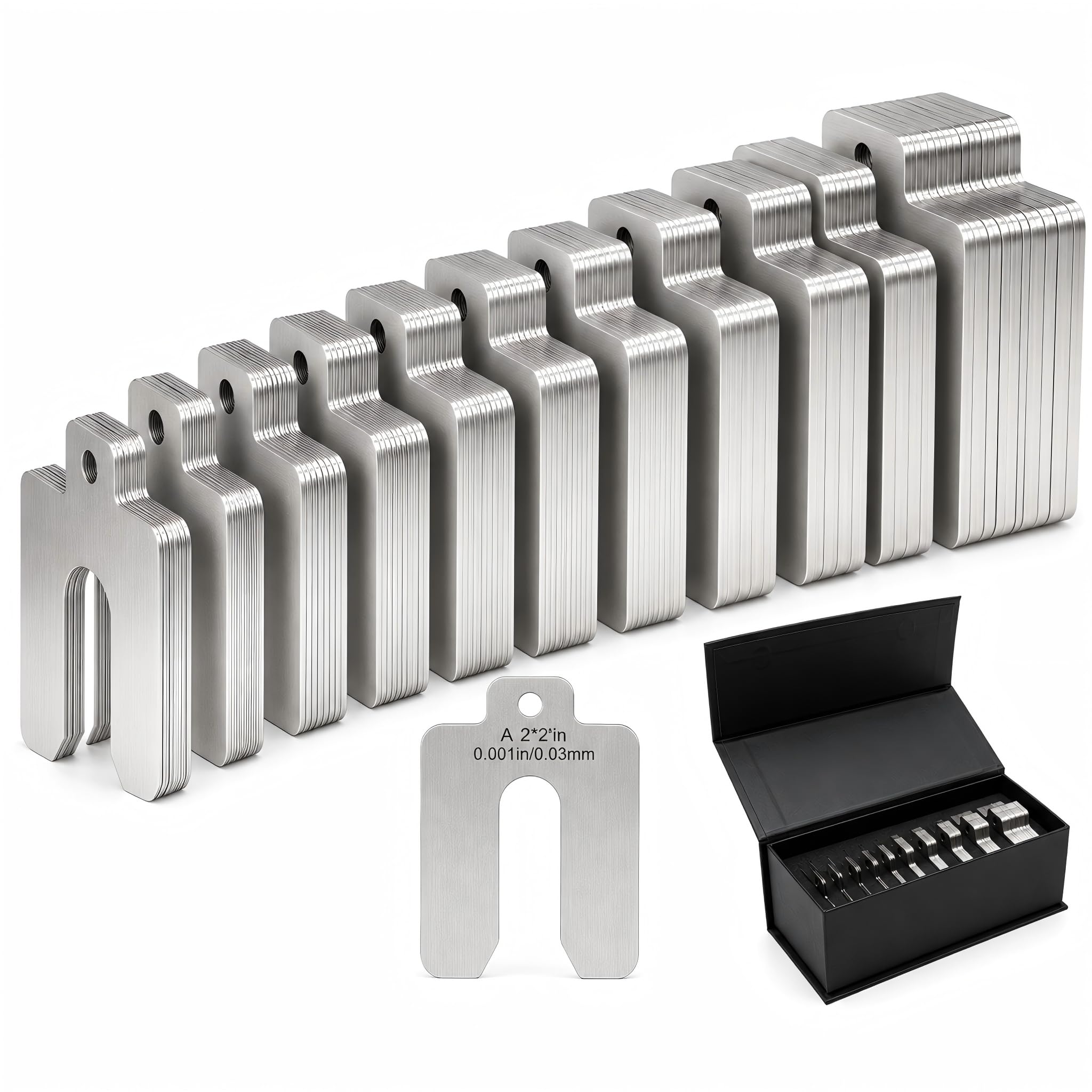 304 Stainless Steel Shim Kit - 60 Piece -8