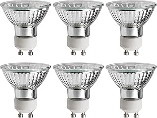 MR16/GU10 - Flood - GU10 Halogen Light Bulb (Twist & Lock) Base - 120V - MR16 Light Bulb MR16 (50 Watt, 6 Pack 50 Watt)