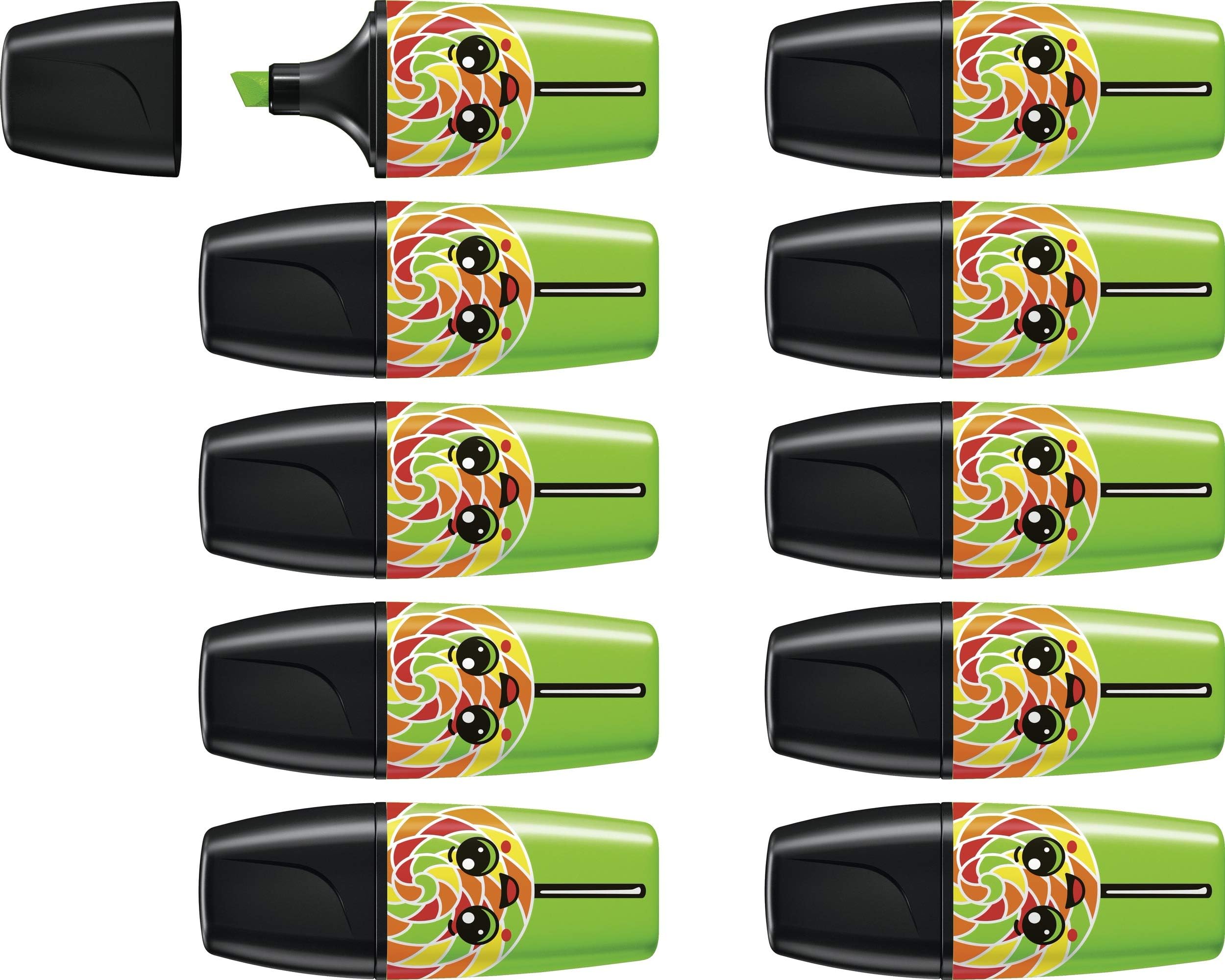 StabiloHighlighter - BOSS MINI Sweet Friends - Box of 10 - Green