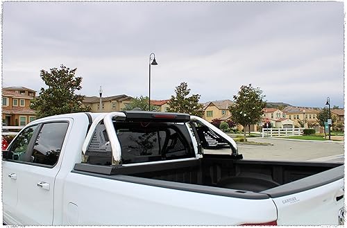 Miniatura 4 de Barra enrollable deportiva apta para Tacoma, Ranger, Colorado, Canyon y Frontier (acero inoxidable plateado)