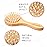 Ullabelle 3 Piece Wooden Baby Hair Brush and Comb Set for Newborns & Toddlers in Chic Gift Box - Ultra Soft Natural Goat Hair and Wood Baby Brush Set Prevents Cradle Cap - Perfect Registry Gift (Sage)
