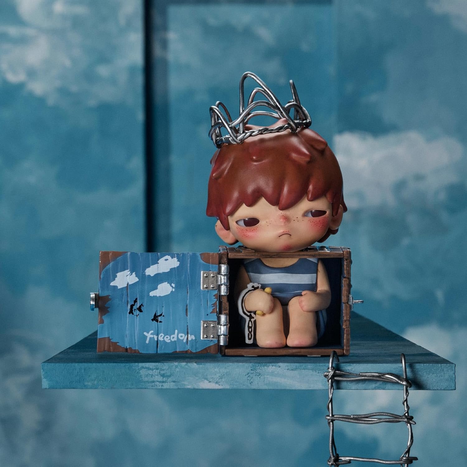 POP MART Hirono Echo Series Figures, Hirono Blind Box Figures, Random Design Action Figures Collectible Toys Home Decorations, Holiday Birthday Gifts for Girls and Boys, Single Box