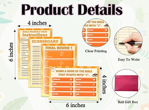 Miniatura 2 de Juegos de peleas bíblicas, tarjetas de juego cristianas, juegos religiosos de fiesta familiar para amigos y familiares, juego de peleas amistosas