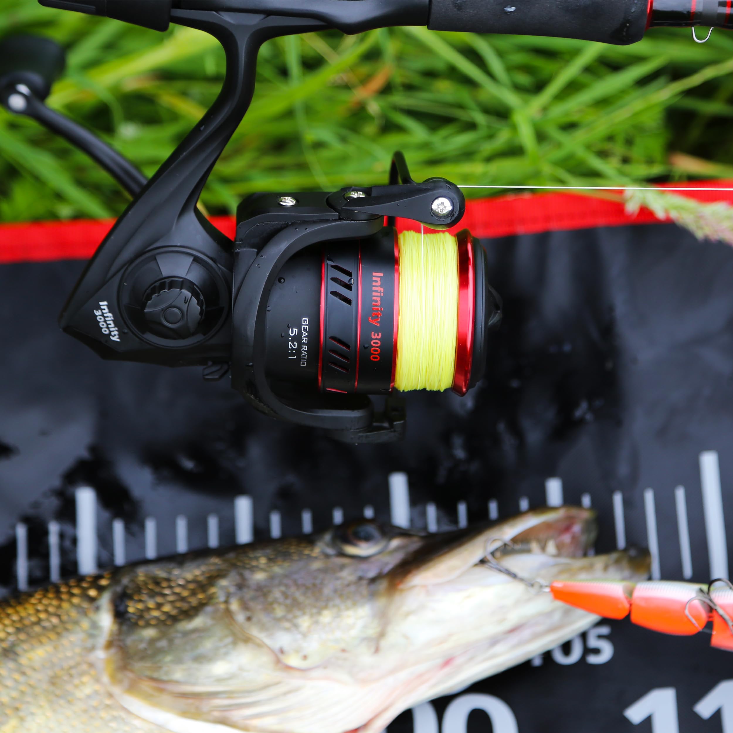 Paradox Fishing Infinity kołowrotek spinningowy 2000/3000/4000 – idealny kołowrotek wędkarski do łowienia okoni, sandaczy lub szczupaków