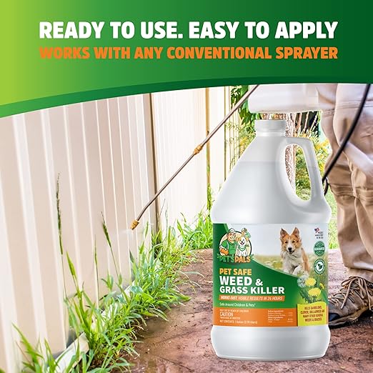 Overall, Pet's Pal Natural Weed Killer offers a safe and environmentally friendly solution for controlling unwanted weeds in your outdoor space. This herbicide is a great option for those looking to maintain a beautiful garden without the use of harmful chemicals. Its effectiveness, ease of use, and pet-friendly formula make it a top choice for eco-conscious homeowners. Description by ChatGPT.