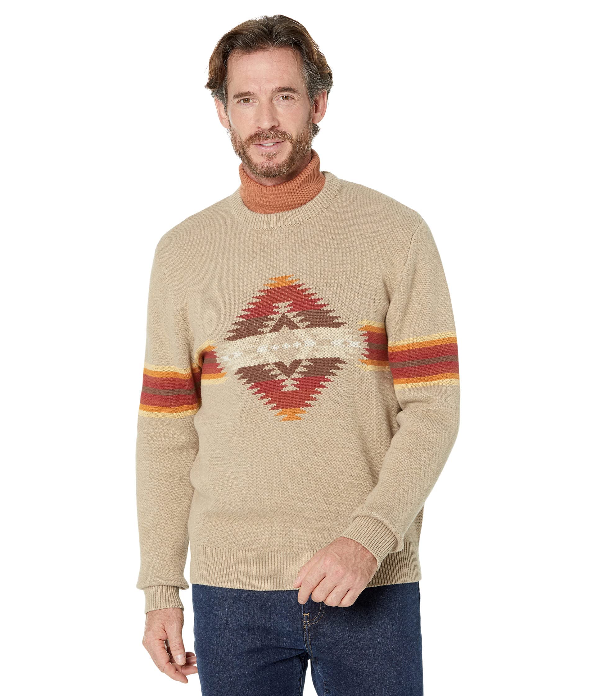 PendletonMen's Mission Trails Cotton Crew Pullover Sweater