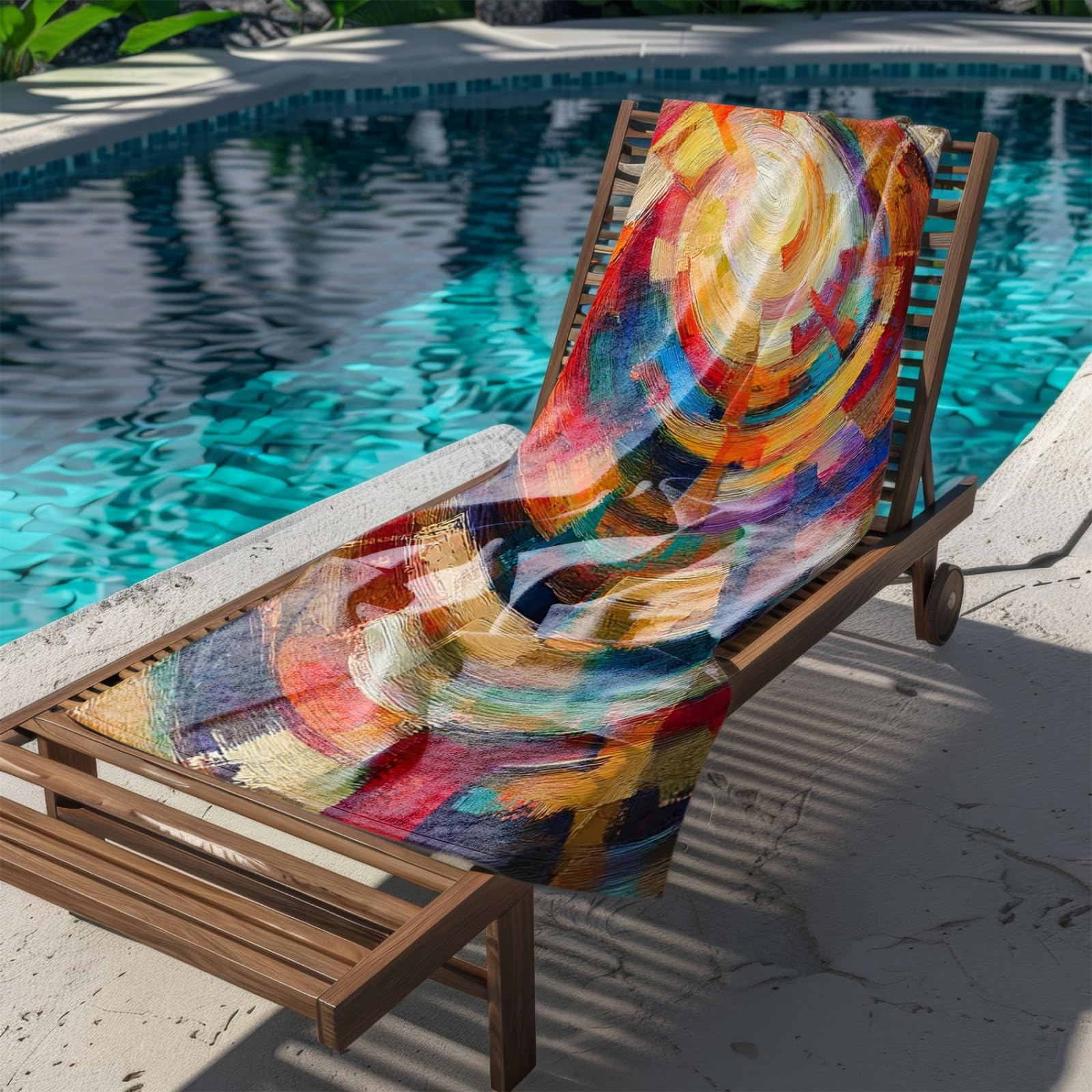 Tapis de Plage XXL Anti Sable Psychédélique Jaune Serviette Piscine Adulte,Natte De Plage Pliable, Voyage Accessoires De Plage Camping,Serviette de Bain Personnalisée