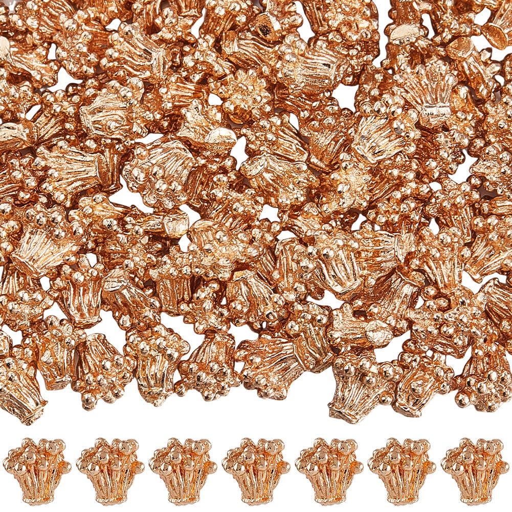40 Capuchons De Perles Fleur Dorés/argentés - Filigrane Métallique - Pour Création Bijoux DIY - 29x24 Mm - 4