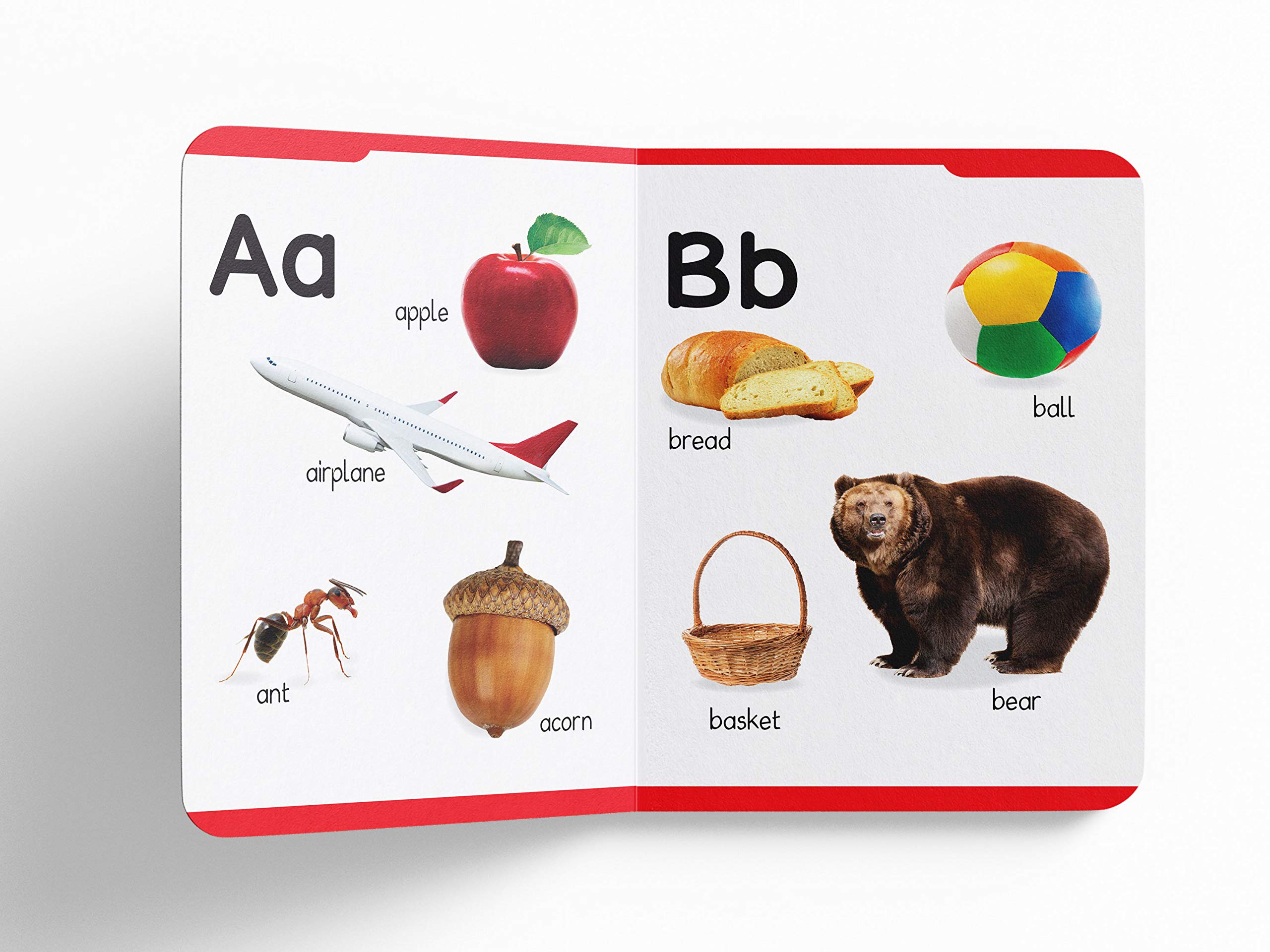 My First Padded Book of Alphabet: Early Learning Board Book for Kids | Learn ABC with Bright and Colorful Pictures | Durable Padded Board Book for Babies, Toddlers & Preschoolers | Ages 0β5 Years 1