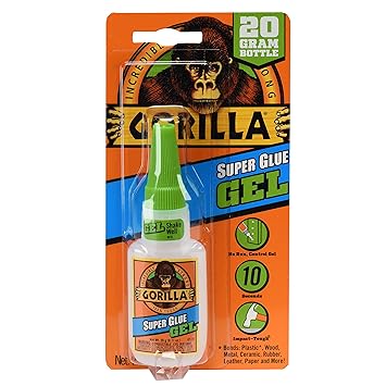Gorilla 7700104 Super Glue Gel, 1-Pack
