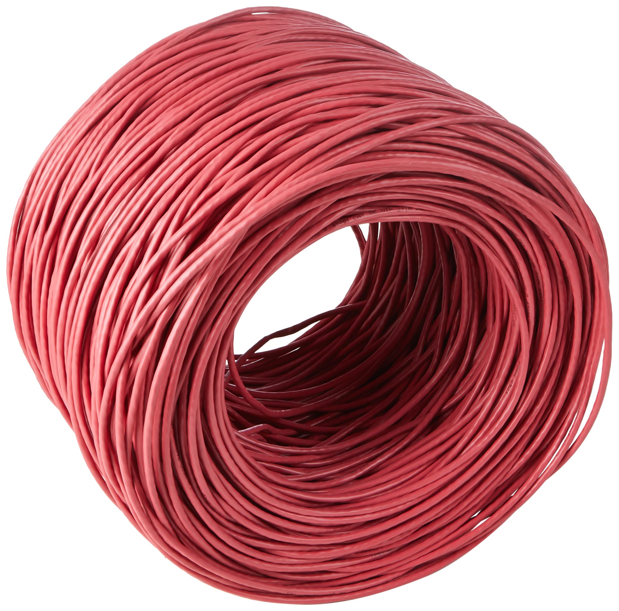 Lanberg LAN Cable UTP cat.5e 305m red solid CU fluke