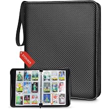 Card Binder 900 Cards, Magic Card Binder with 50 Pages of Removable Pockets, Zippered Collectible Card Binder, Collectible Card Holder for Girls and Boys